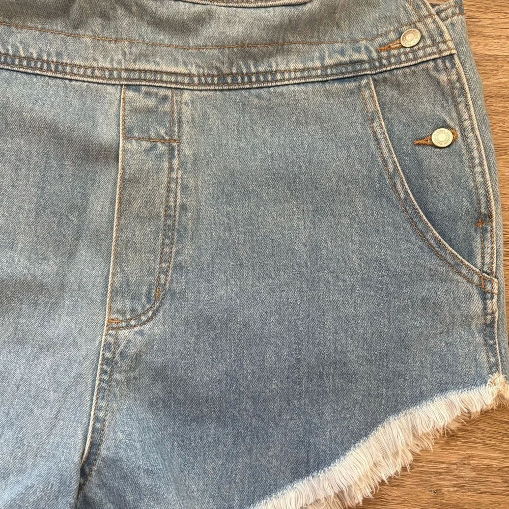 The Laundry Room Little Howdies Overalls Shorts Women’s Medium/Large - Picture 8 of 13